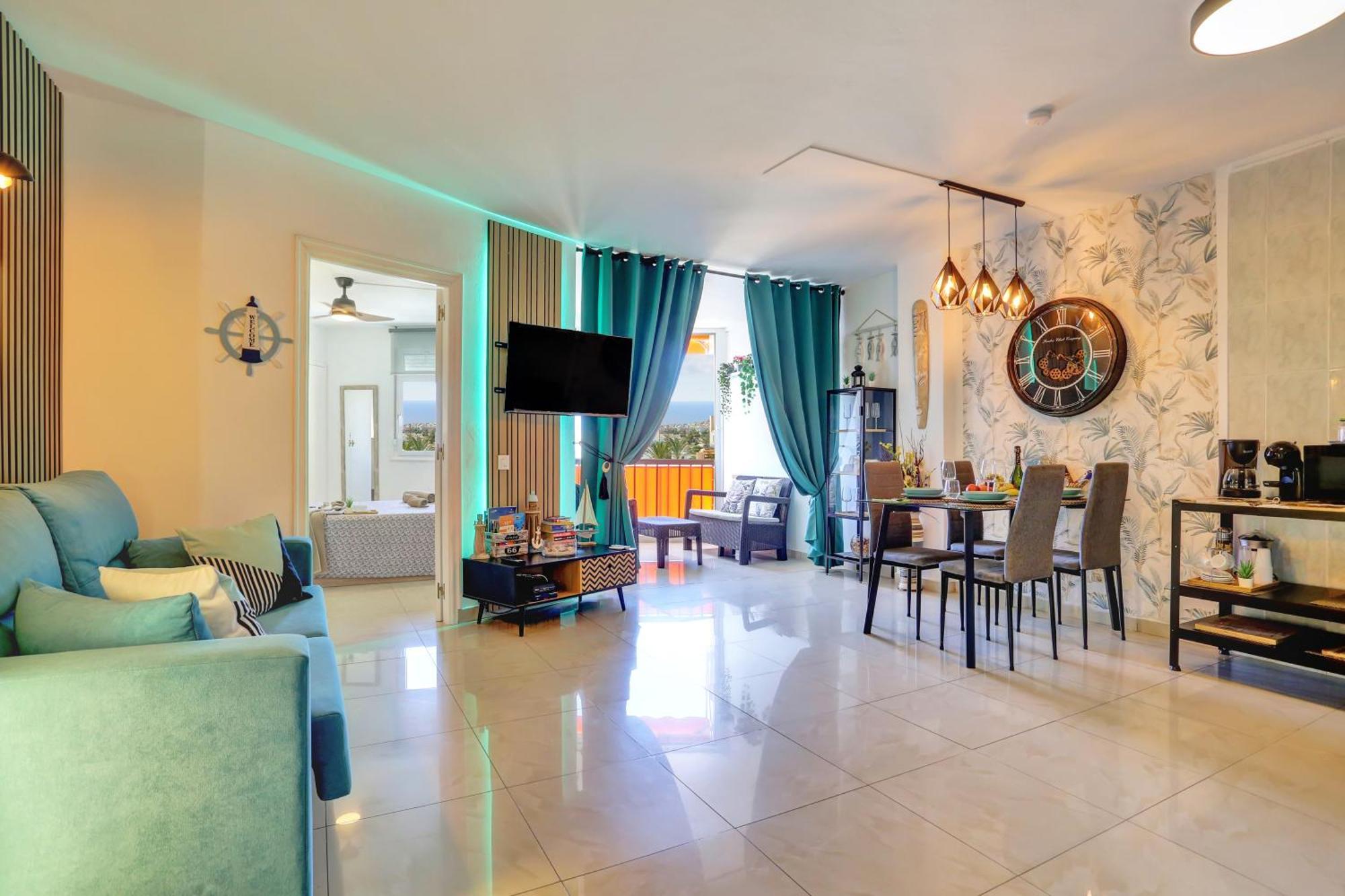Luxory Dreamy Sunset, Seafront, Direct Access To The Promenade,Wifi,Pool,Free Parking Apartamento Los Cristianos  Exterior foto